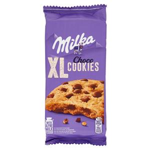 Milka Cookies XL, maxi cookie con cioccolato al latte Milka - 184g