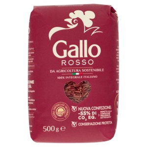 Gallo Rosso da Agricoltura Sostenibile 100% Integrale 500 g