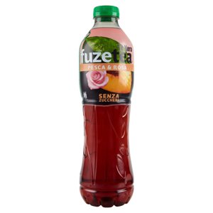 FUZE TEA Senza Zuccheri, Tè Nero Pesca con una nota di Rosa PET 1,25L