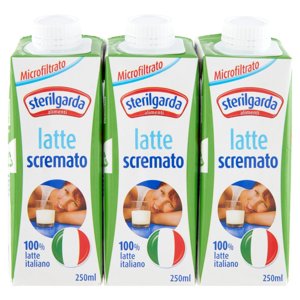 sterilgarda latte scremato Microfiltrato 3 x 250 ml