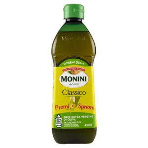 Monini Classico Premi e Spremi Olio Extra Vergine di Oliva 450 ml