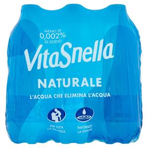 Vitasnella Naturale 6 x 0,5 L