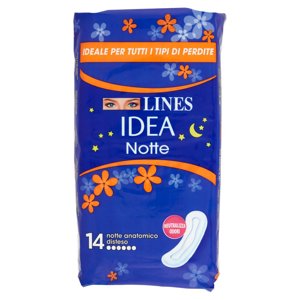 Lines Idea notte anatomico disteso 14 pz