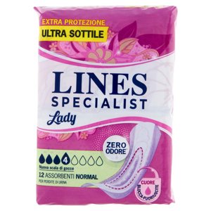 Lines Specialist Lady Assorbenti Normal 12 pz