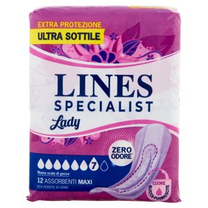 Lines Specialist Lady Assorbenti Maxi 12 pz