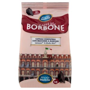 Caffè Borbone Miscela Nobile Capsule Compatibili Lavazza* A modo Mio* 10 x 7,2 g