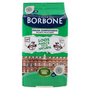 Caffè Borbone Miscela Dek Cialda Compostabile 15 x 7,2 g