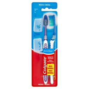 Colgate spazzolino Extra Clean, medio, 2 pezzi