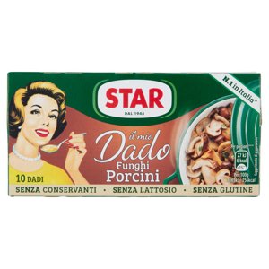 Star il mio Dado Funghi Porcini 10 Dadi 100 g