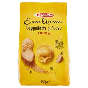 Barilla Emiliane Cappelletti Pasta all'Uovo ripiena con Carne 250g