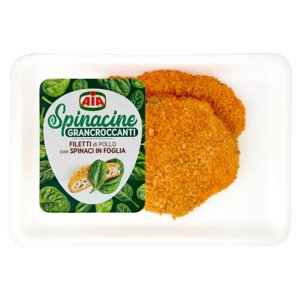 Aia Spinacine Grancroccanti Filetti di Pollo con Spinaci in Foglia 0,300 kg