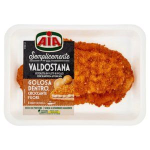 Aia Semplicemente alla Valdostana Cotoletta di Filetti di Pollo con Scamorza Affumicata 0,200 kg