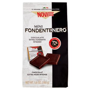 Novi Mini Fondentenero Cioccolato Extra Fondente Intenso 160 g