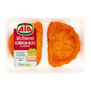 Aia Gli Originali Cordon Bleu Classico con Ripieno di Tacchino e Formaggio 0,245 kg