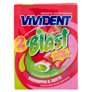 Vivident Fruit Blast Strawberry Lime 2 x 30 g