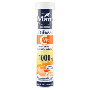 Matt Benessere Difesa Vit C 20 compresse effervescenti 90 g