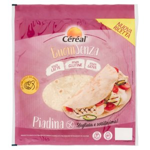 Céréal BuoniSenza Piadina Sfogliata senza latte, glutine e uova - 2 x 100 g