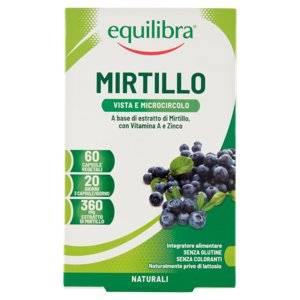 equilibra Mirtillo Vista e Microcircolo 60 Capsule Vegetali 26 g