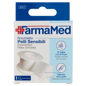 FarmaMed Rocchetto Pelli Sensibili 5 m x 2,5 cm 1 pz