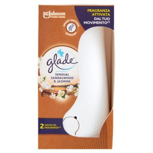 Glade Sense & Spray, Profumatore Ambiente con sensore di movimento, Fragranza Sandalo di Bali 269 ml