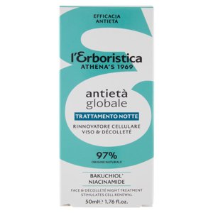 l'Erboristica antietà globale Trattamento Notte Rinnovatore Cellulare Viso & Décolleté 50 ml