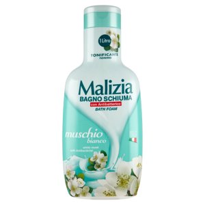 Malizia Bagno Schiuma con Antibatterico muschio bianco 1000 mL