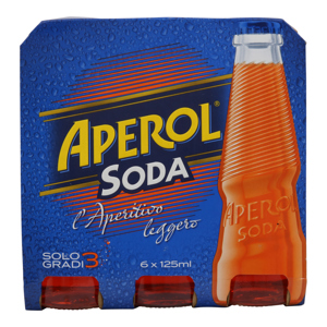 APEROL SODA APERITIVO 6X12,5CL