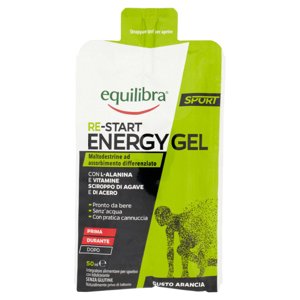 equilibra Sport Re-Start Energy Gel 50 ml