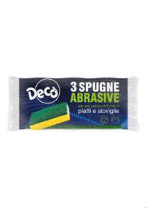 DECO SPUGNA ABRASIVA 3PZ