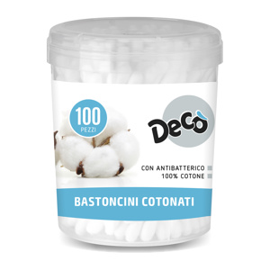 DECO BASTONCINI COTONATI 100PZ