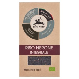 alce nero Riso Nerone Integrale 500 g