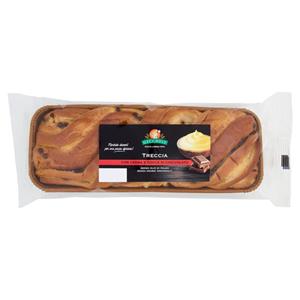 Gecchele Treccia con Crema e Gocce di Cioccolato 300 g