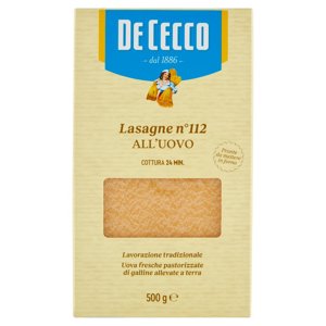 De Cecco Lasagne n°112 all'Uovo 500 g