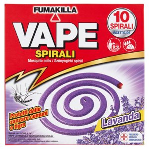 VAPE Spirali Lavanda 10 pz