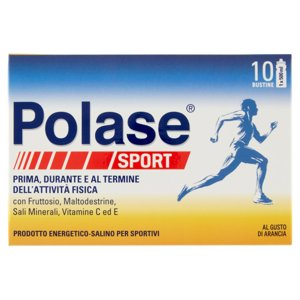 Polase sport integratore energetico Sali minerali con vitamina C magnesio e potassio 10 bustine 200g