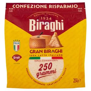 Biraghi Gran Biraghi Formaggio Stagionato Grattugiato Fresco 250 g