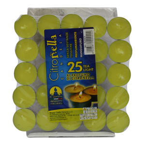 NAPPI 25 TEA-LIGHT CITRONELLA