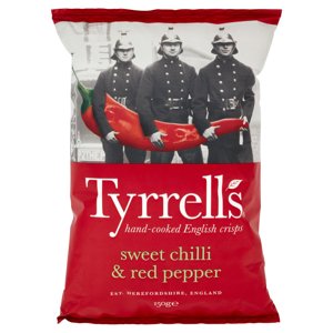 Tyrrell's sweet chilli & red pepper 150 g