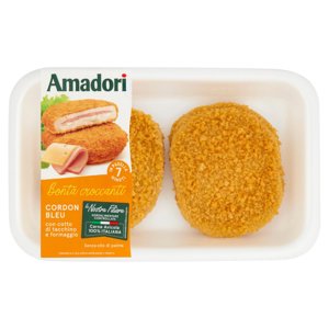 Amadori Cordon Bleu con cotto di tacchino e formaggio 0,250 kg