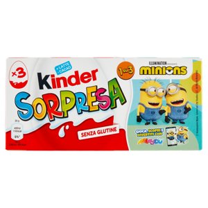 Kinder Sorpresa Minions 3 x 20 g