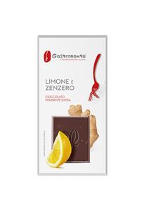 GASTRONAUTA TAVOLETTA CIOCCOLATO FONDENTE 52% LIMONE & ZENZERO 100g