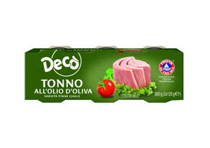 DECO TONNO OLIO OLIVA 3X120GR