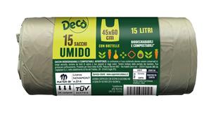 DECO SAC.45X60 BIODEG.VER.15PZ