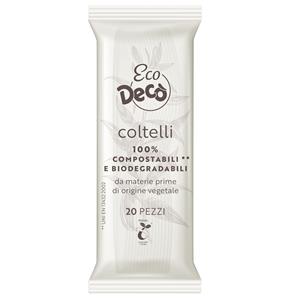 DECO ECO COLTELLI BIANCHI 20PZ