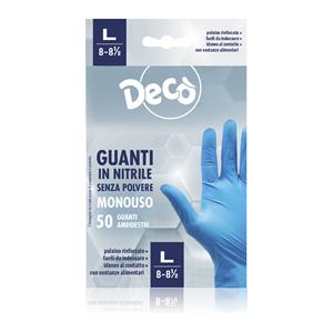 DECO GUANTI IN NITRILE L 50PZ