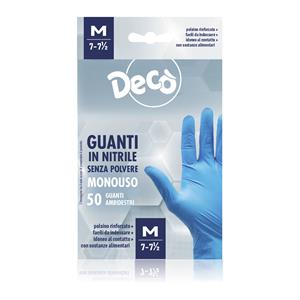 DECO GUANTI IN NITRILE M 50PZ