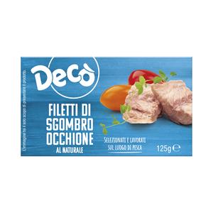 DECO FILETTI SGOMBRO NAT.125GR