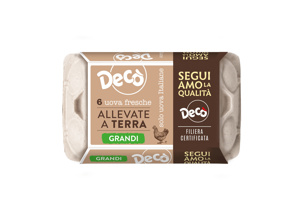 DECO UOVA ALLEVATE TERRA L X6