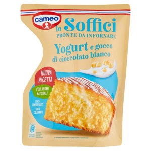 cameo le Soffici Yogurt e gocce di cioccolato bianco 600 g