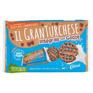 Colussi il GranTurchese Integrale con Gocce di Cioccolato 340 g